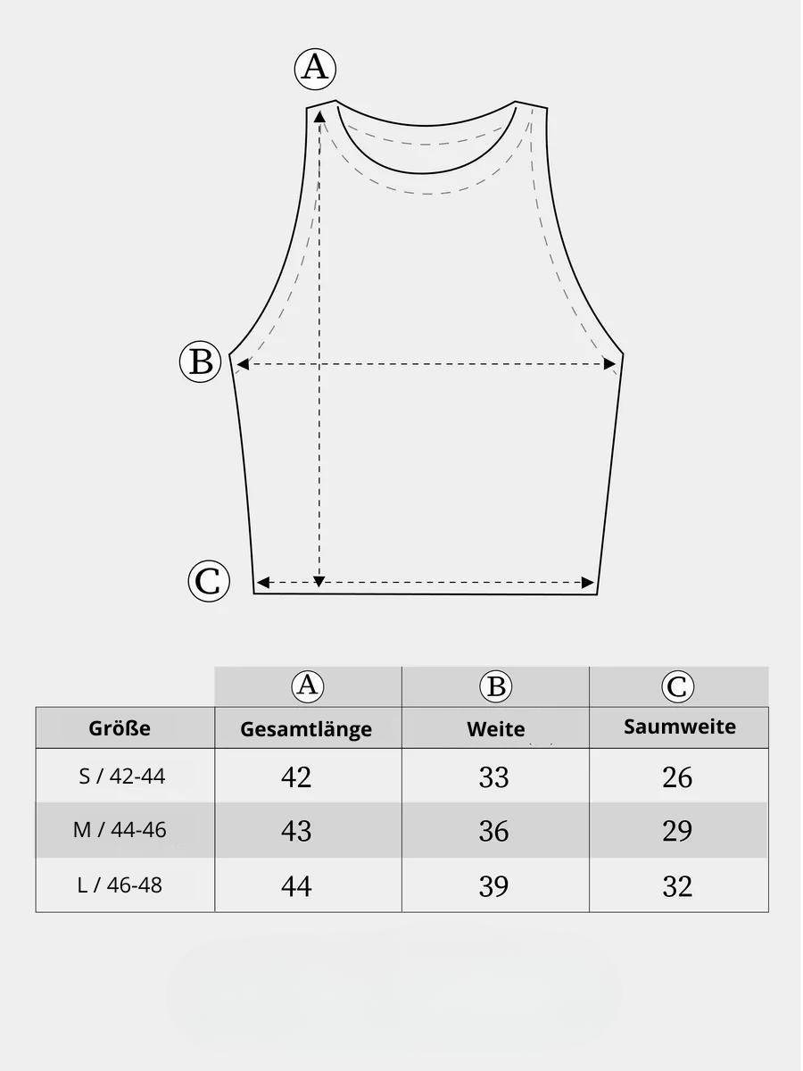Top sin mangas tipo crop